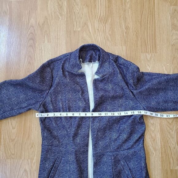 ZOWODO Tweed Open Blazer sz Sm - Picture 8 of 10